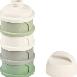 Hot Béaba Boîte doseuse de lait empilable cotton white-sage green
