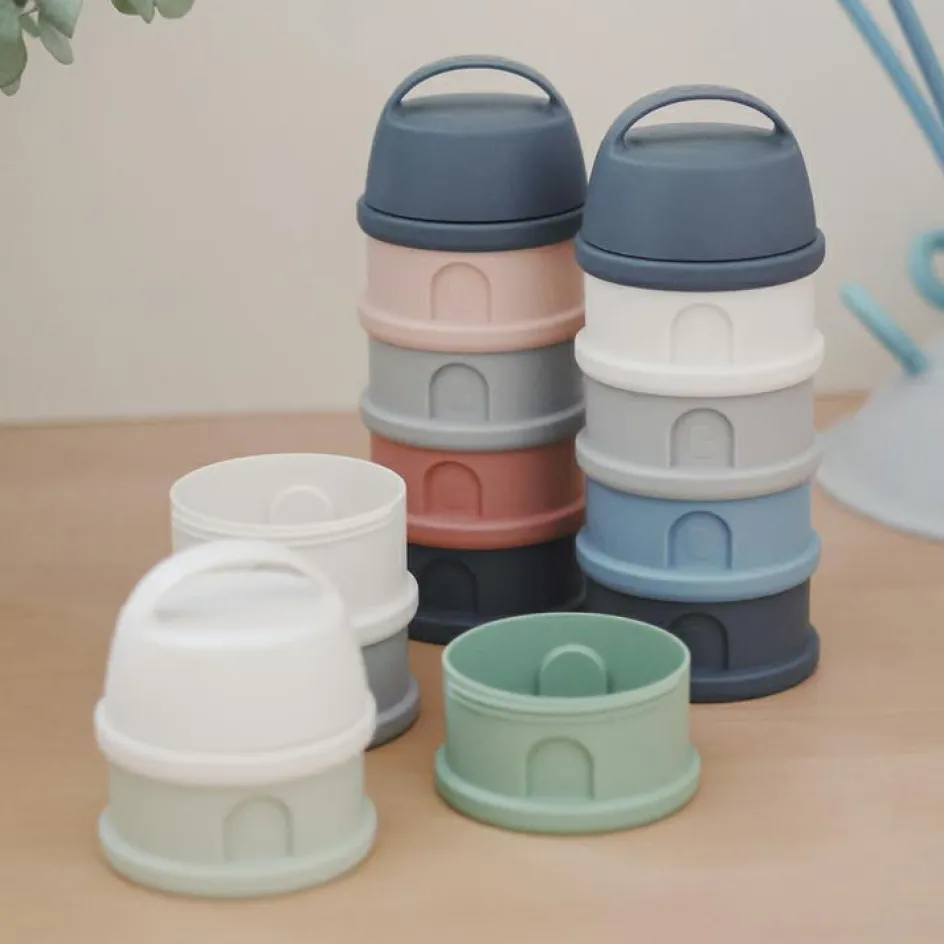 Discount Béaba Boîte doseuse de lait empilable mineral grey-blue