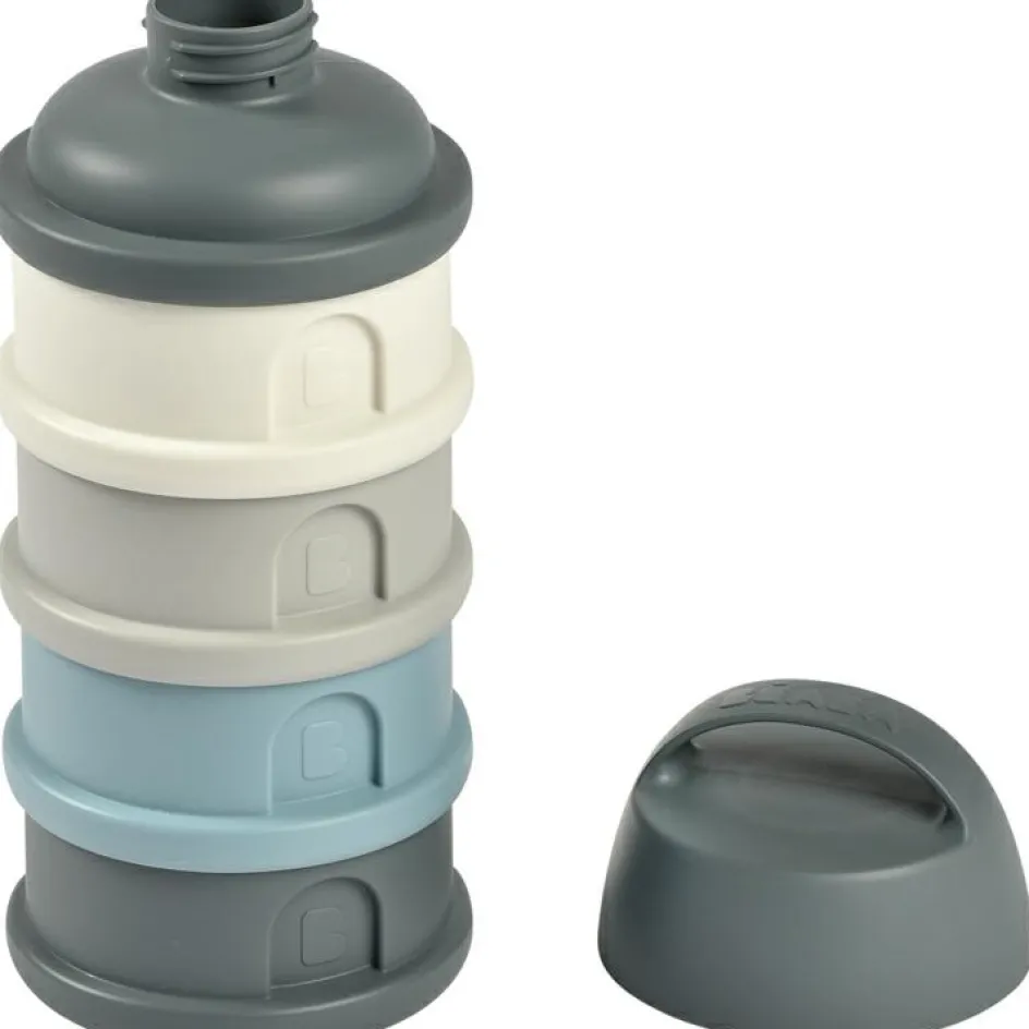 Discount Béaba Boîte doseuse de lait empilable mineral grey-blue