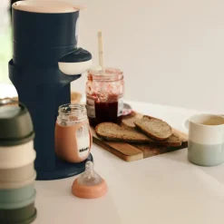 Discount Béaba Boîte doseuse de lait empilable mineral grey-blue