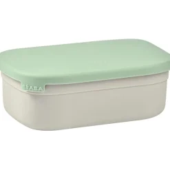 Béaba Boîte repas en inox gris velours-vert sauge