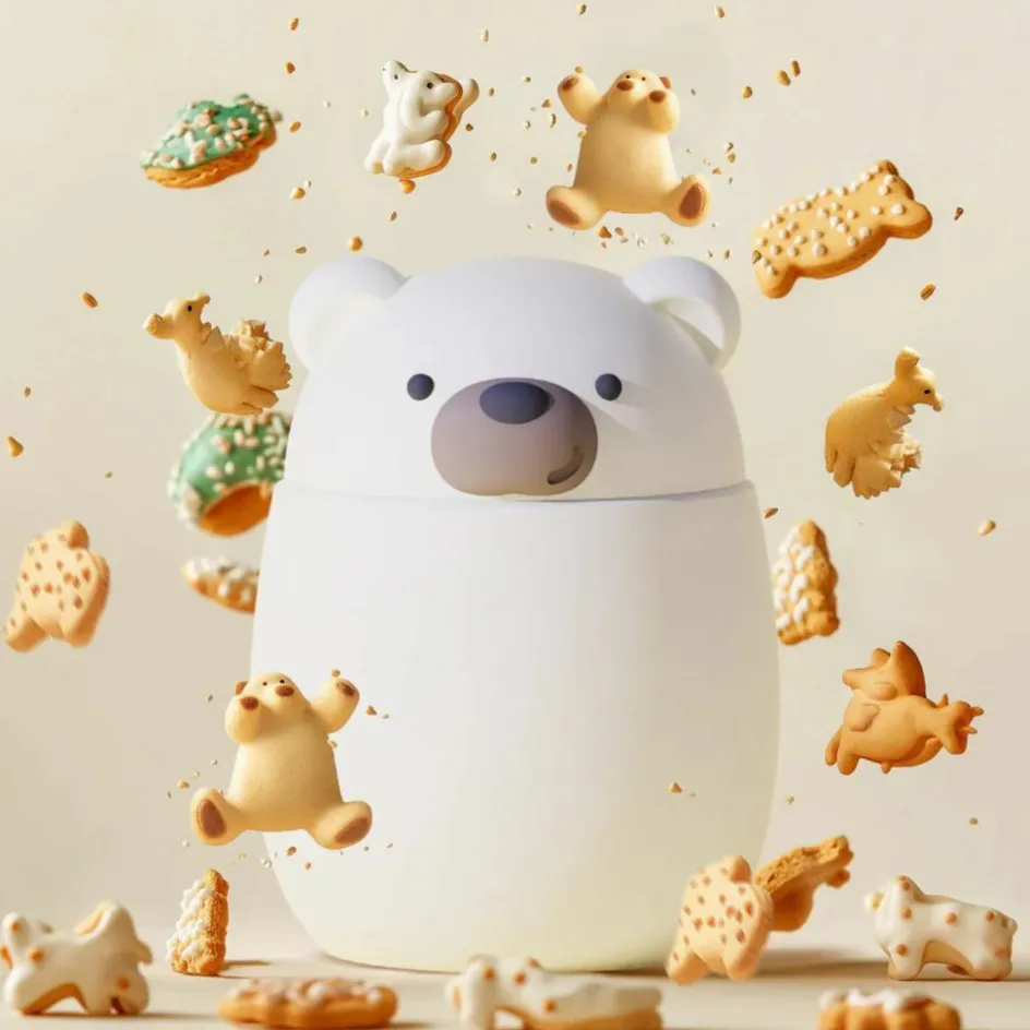 Boîte repas isotherme Bestie Ours Blanc (600 ml)|Asobu Sale