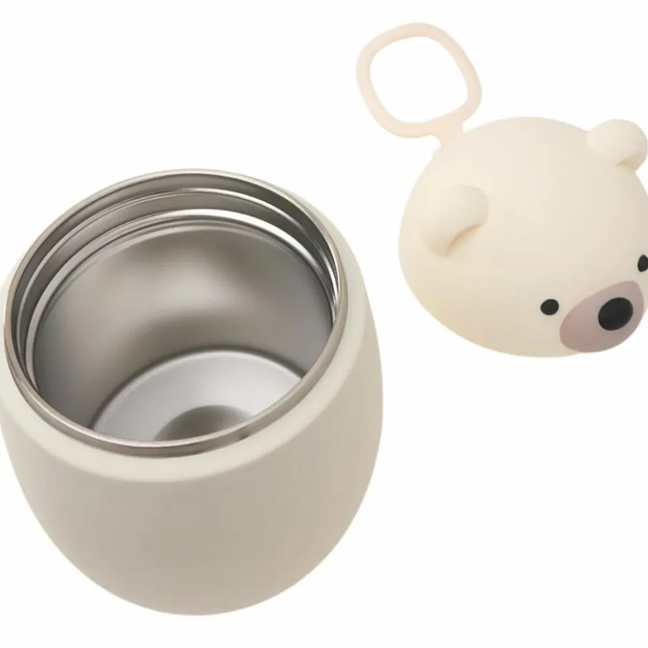 Boîte repas isotherme Bestie Ours Blanc (600 ml)|Asobu Sale