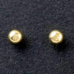 Outlet Daniel Crégut Boucles d'oreilles boule 3 mm (or jaune 750°)