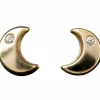 Boucles d'oreilles demie lune (or jaune 750°)|Daniel Crégut Clearance