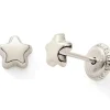 Boucles d'oreilles Etoile (or blanc 375°)|Baby bijoux Clearance