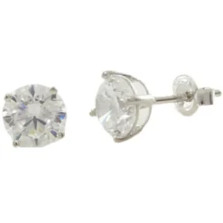 Boucles d'oreilles puces 4 mm (argent)|Baby bijoux Best