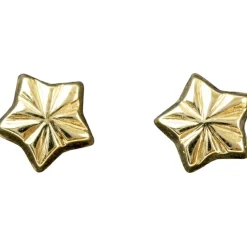 Boucles d'oreilles étoiles 4 mm (or jaune 750°)|Daniel Crégut Hot