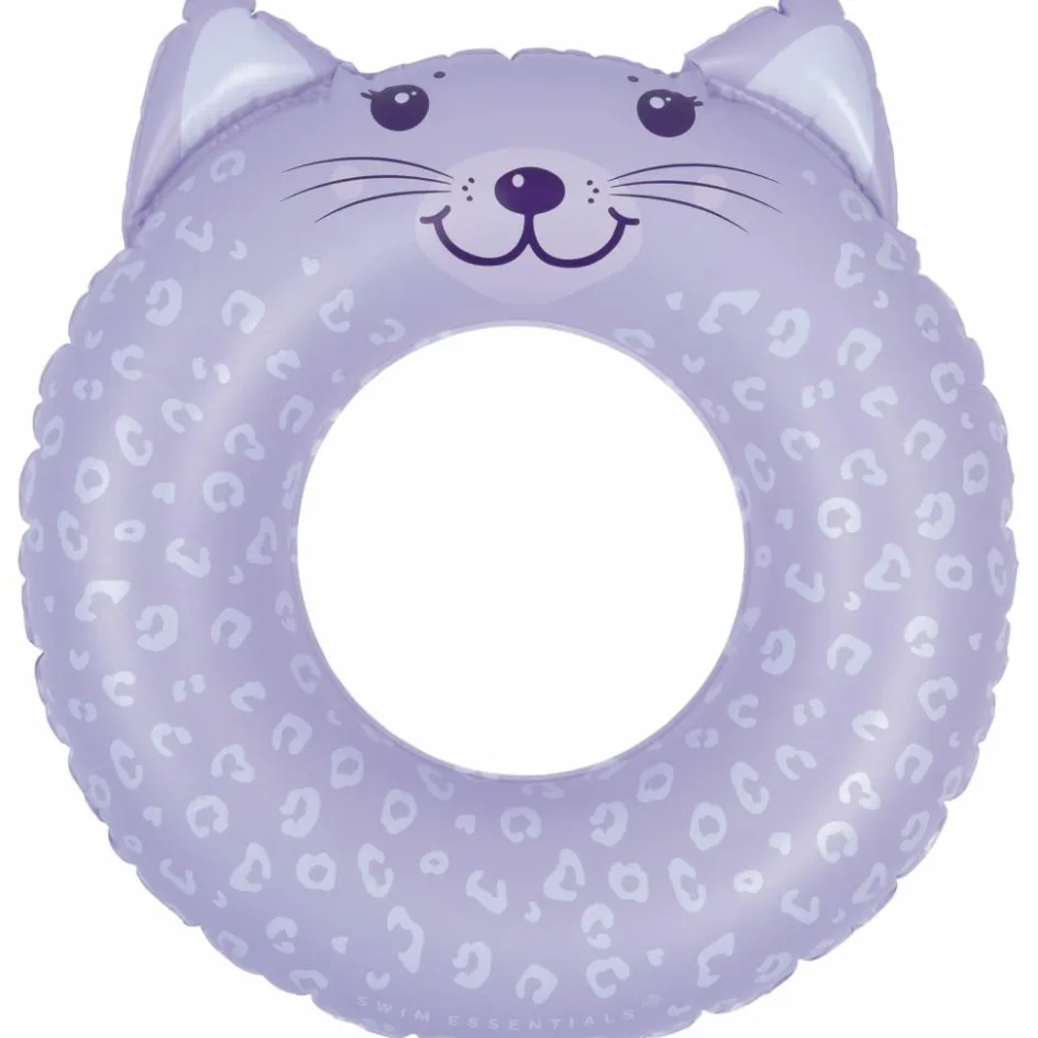Online Swim Essentials Bouée animal Léopard lila (55 cm)