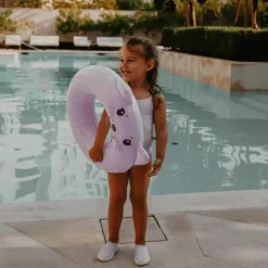 Online Swim Essentials Bouée animal Léopard lila (55 cm)