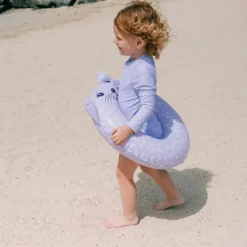 Online Swim Essentials Bouée animal Léopard lila (55 cm)