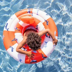 Swim Essentials Bouée bébé Baleine rouge-blanc