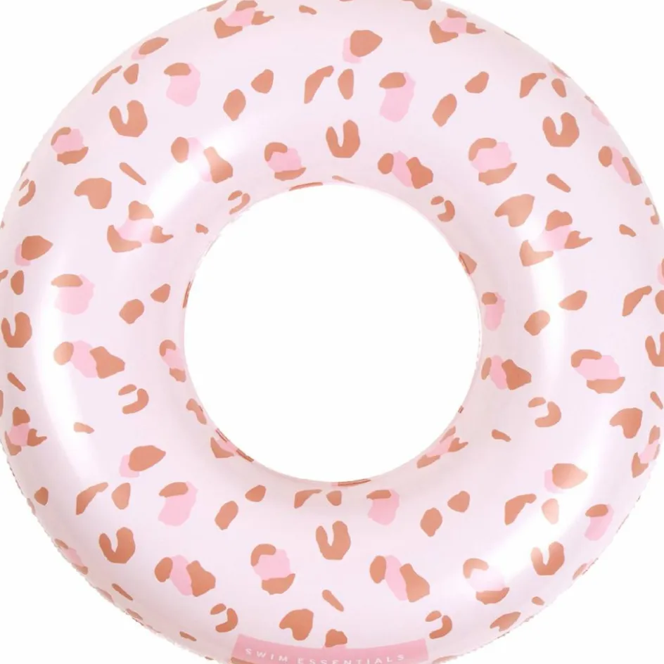 Online Swim Essentials Bouée Léopard vieux rose