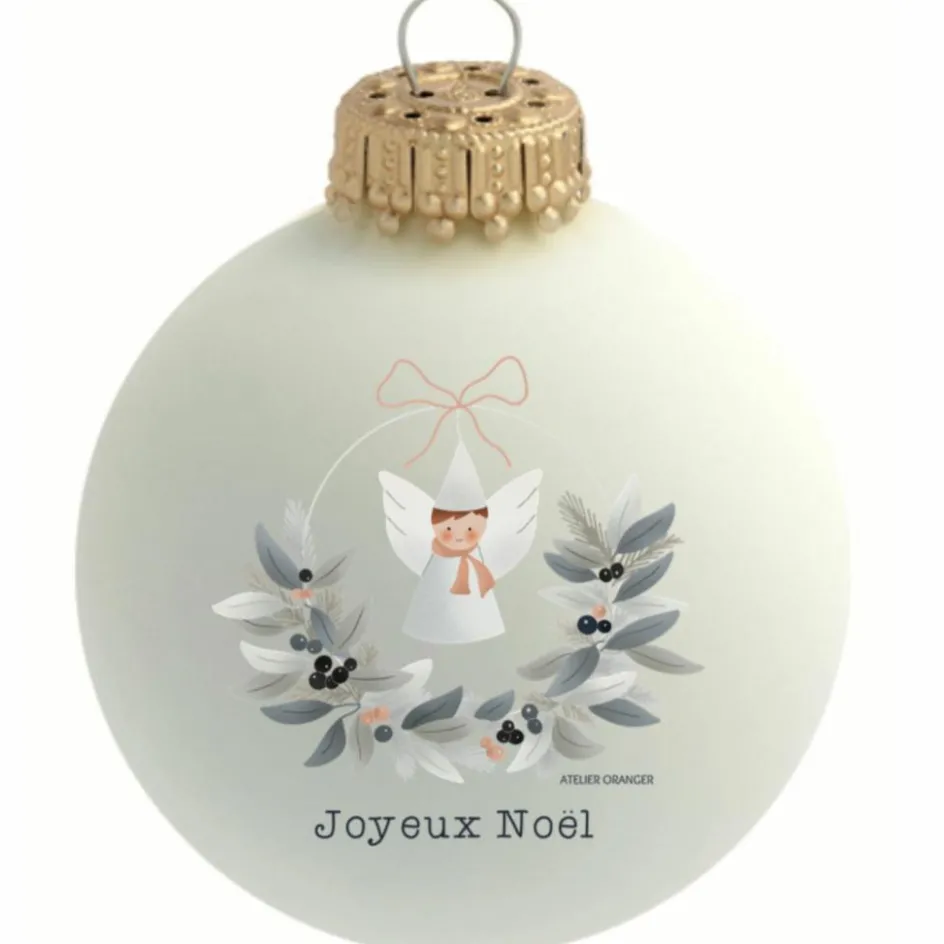 Online Baubels Boule de Noël Ange x Atelier Oranger (personnalisable)
