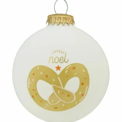 New Baubels Boule de Noël Bretzel Noël Gourmand