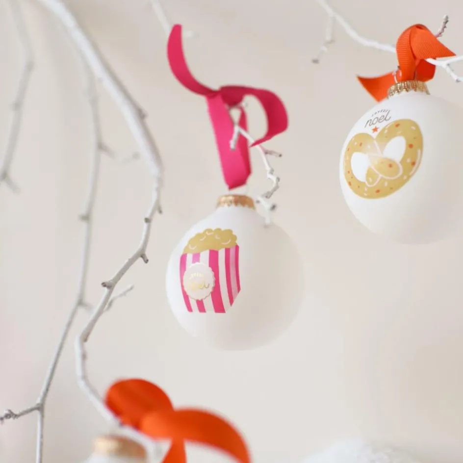 Baubels Boule de Noël Bretzel Noël Gourmand (personnalisable)