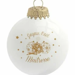 Boule de Noël Joyeux Noël Maîtresse|Baubels Clearance
