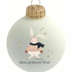 Online Baubels Boule de Noël Lapin x Atelier Oranger (personnalisable)