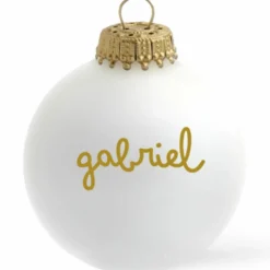 Online Baubels Boule de Noël Lapin x Atelier Oranger (personnalisable)