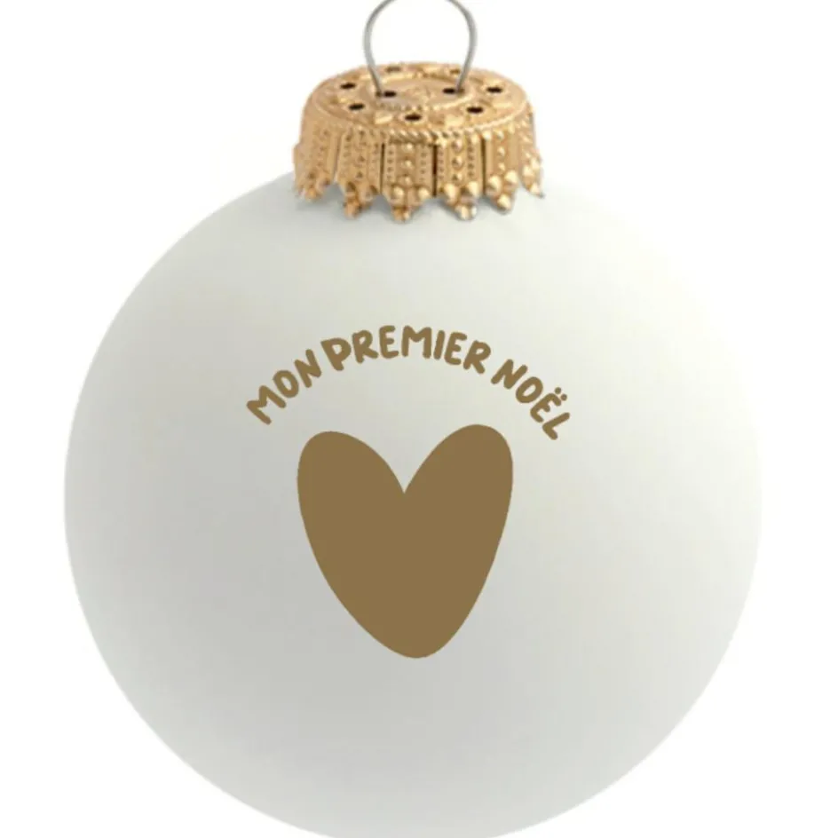 Outlet Baubels Boule de Noël Mon 1er Noël (personnalisable)