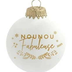 Boule de Noël Nounou Fabuleuse|Baubels New