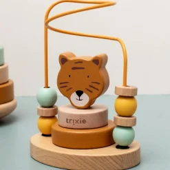 Hot Trixie Boulier en bois avec tour à empiler Mr. Tiger