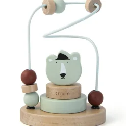 Boulier en bois avec tour à empiler ours Mr. Polar Bear|Trixie Hot