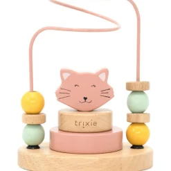Hot Trixie Boulier en bois avec tour à empiler Mrs. Cat