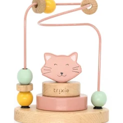 Hot Trixie Boulier en bois avec tour à empiler Mrs. Cat