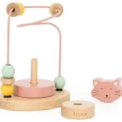 Hot Trixie Boulier en bois avec tour à empiler Mrs. Cat