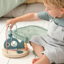 Boulier labyrinthe à perles Wally bleu|Done by Deer New