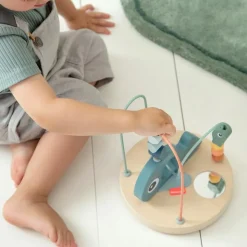 Boulier labyrinthe à perles Wally bleu|Done by Deer New