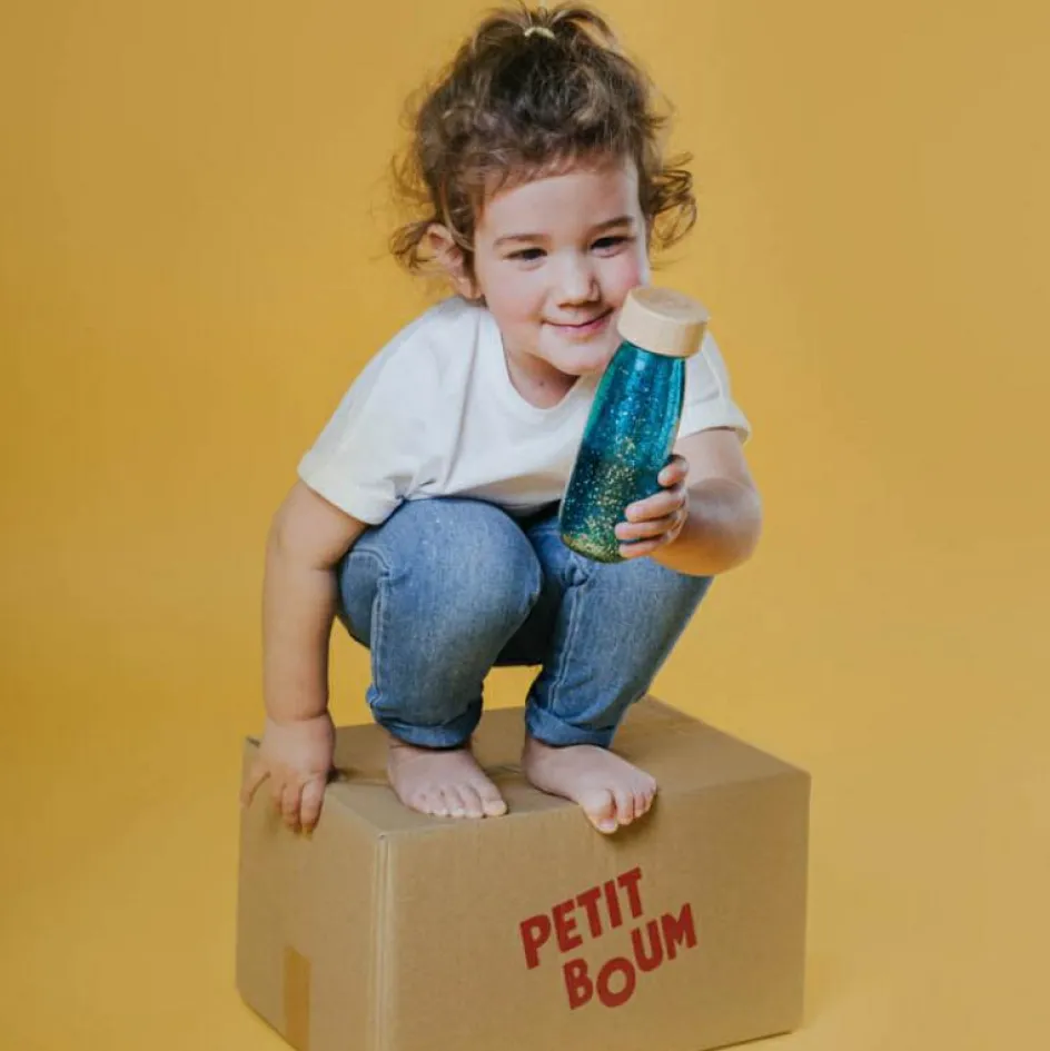 Bouteille sensorielle Float Turquoise|Petit Boum Online