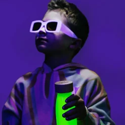 Online Petit Boum Bouteille sensorielle Float Jaune fluorescente