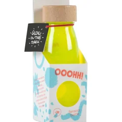 Online Petit Boum Bouteille sensorielle Float Jaune fluorescente