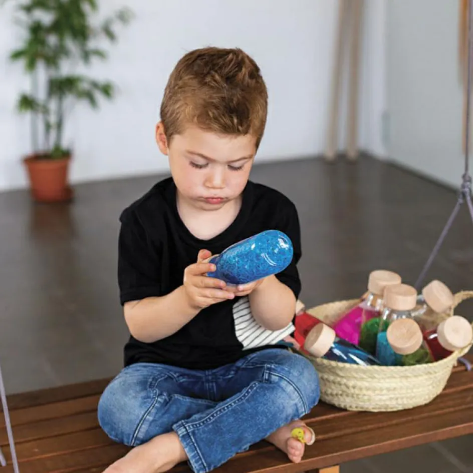 Bouteille sensorielle Float Bleu|Petit Boum Sale