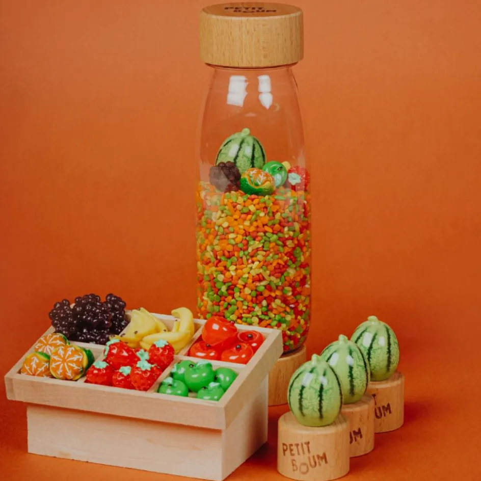Bouteille sensorielle Learn bottle Fruits|Petit Boum Sale