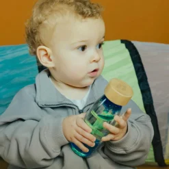 Sale Petit Boum Bouteille sensorielle Move Spiral Blue