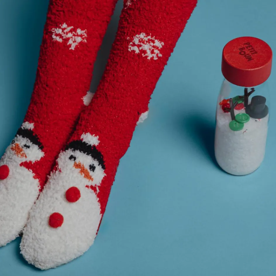 Bouteille sensorielle Noël Bonhomme de neige|Petit Boum