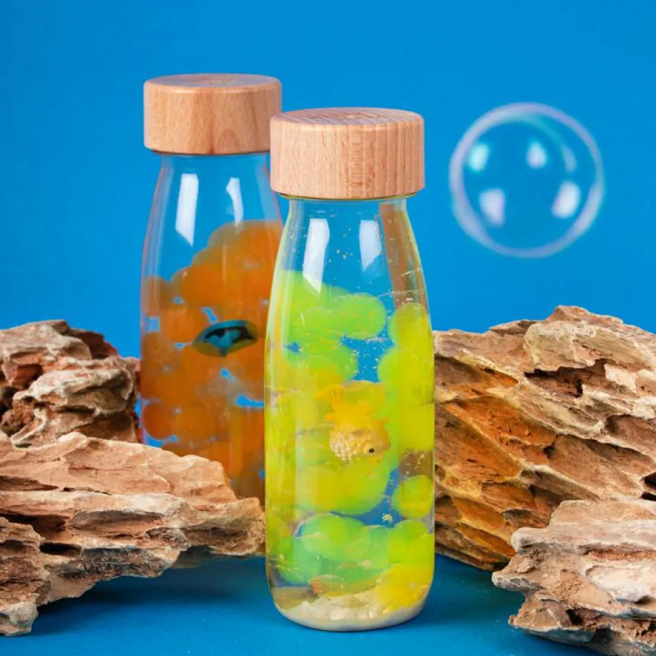 Bouteille sensorielle Sound Poisson chirurgien bleu|Petit Boum