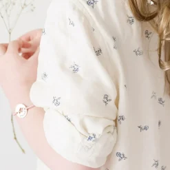 Bracelet cordon enfant Mini jeton colombe (argent 925°)|Petits trésors Online