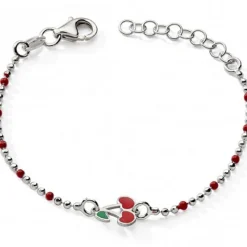 Outlet Baby bijoux Bracelet Cerise 14,5 cm (argent)