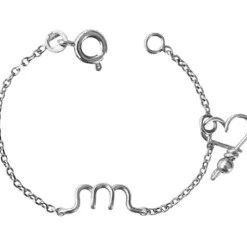 New Padam Padam Bracelet chaîne La petite minuscule argent (personnalisable)