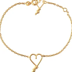New Padam Padam Bracelet chaîne Mon coeur S (goldfilled jaune 14 carats)