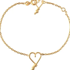Sale Padam Padam Bracelet chaîne Mon petit cœur goldfilled jaune