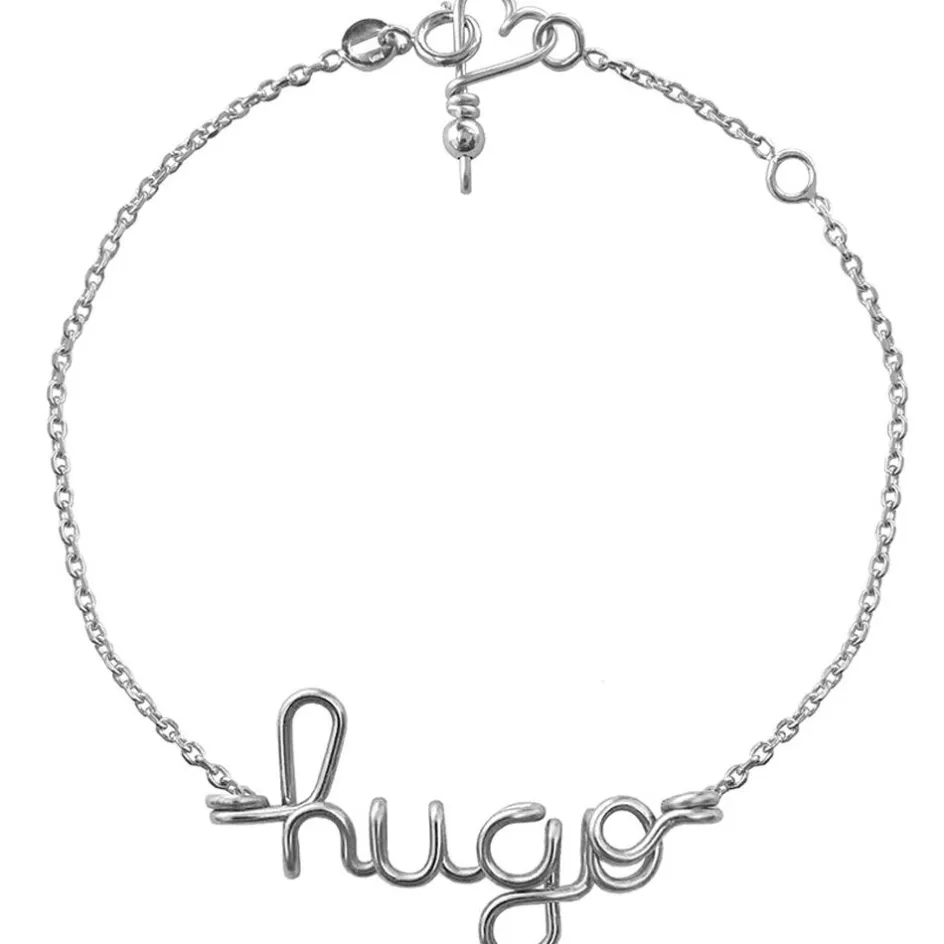 Outlet Padam Padam Bracelet chaîne Prénom argent (personnalisable)