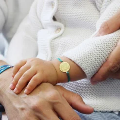 Bracelet cordon Colombe personnalisable (plaqué or)|Petits trésors Hot