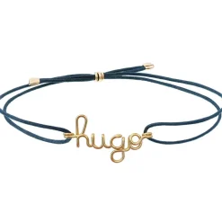 Bracelet cordon coton ciré Prénom goldfilled jaune (personnalisable)|Padam Padam Sale