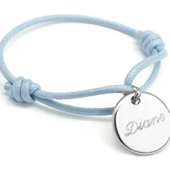 Sale Petits trésors Bracelet cordon enfant Kids médaille (argent 925°)