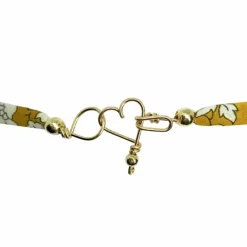 Bracelet cordon liberty Amour goldfilled jaune (personnalisable)|Padam Padam Sale